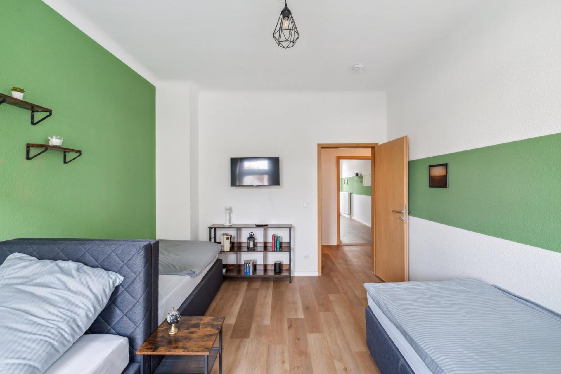 Sali-Homes Boarding Haus Monteur-Wohnungen Balkon Vollkueche Autobahnaehe Markranstädt Стая снимка